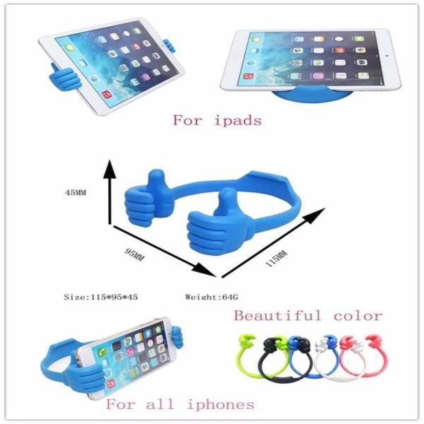 Adjustable Thumbs Stand Holder Mount For Phones & Tablets