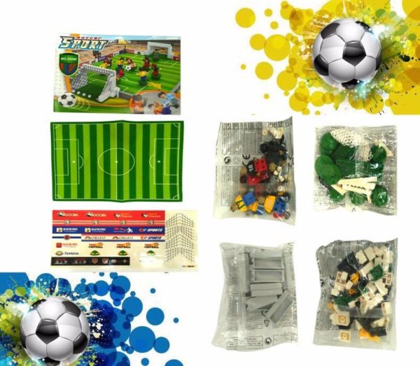 3D Football Field Mini Model Building Blocks Puzzle Toy