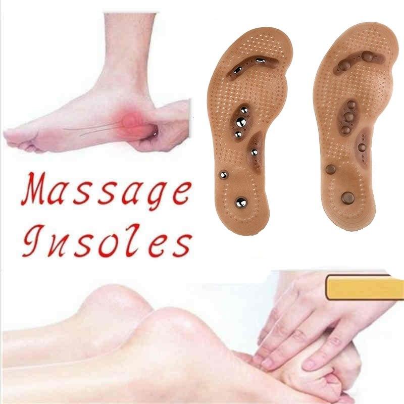 1 Pair Magnetic Massage Weight Loss Therapy Slimming Insoles | Wish